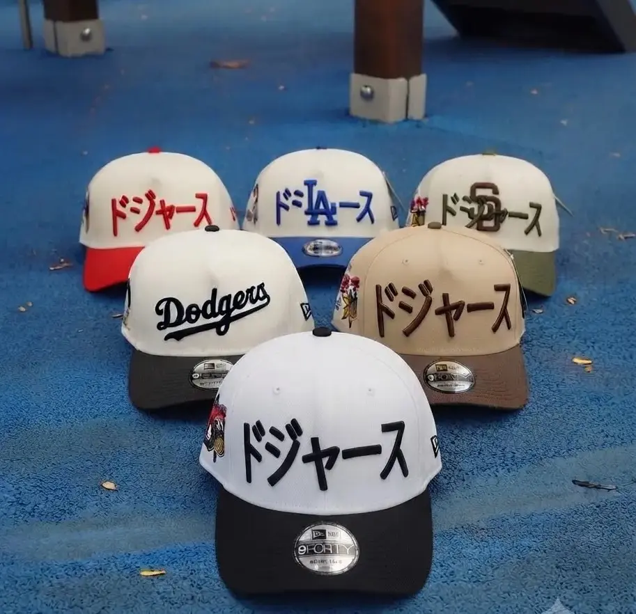 New Era 9Forty Los Angeles Dodgers Hat, Shohei Ohtani Edition A-Frame Snapback, Japan Lettering Sports & Outdoor Hat
