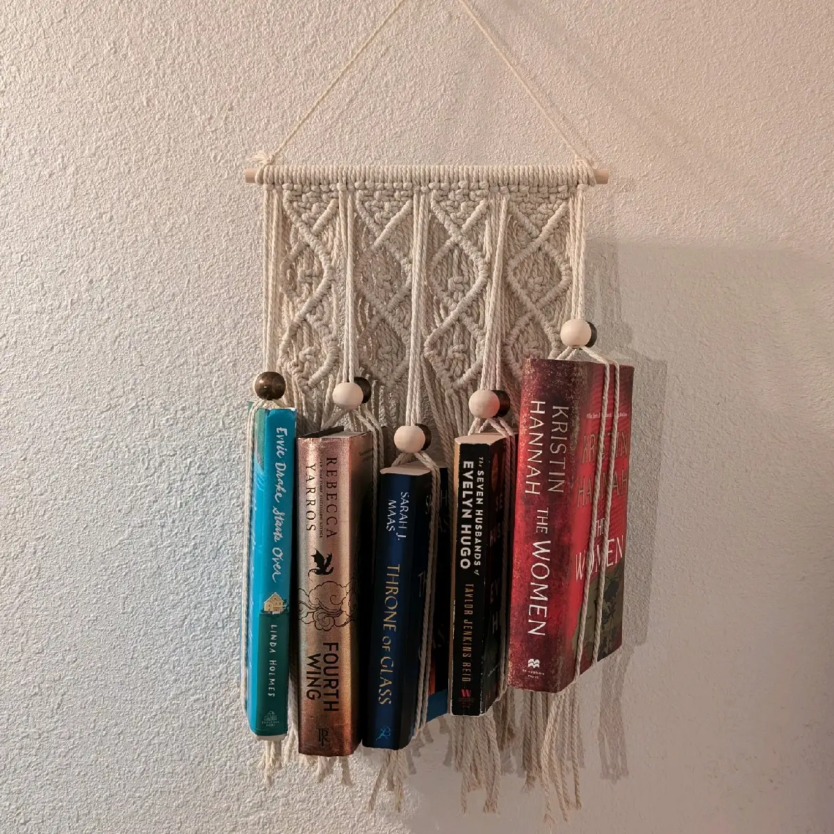Macrame Woven Bookholder Macrame Woven Bookholder