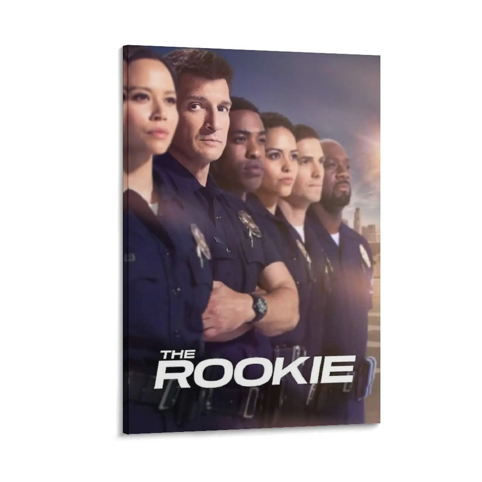 The Rookie TV Series Poster Canvas Poster Bedroom Decor Sports Landscape Office Room Decor Gift Frames Ornaments Wall Decoration Artistic Photo Print Frame-Style
