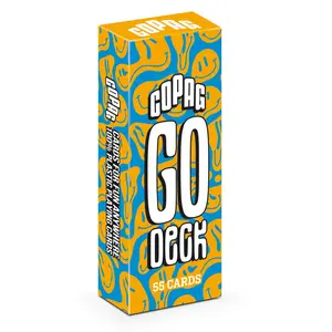 Copag Go Deck 100% Plastic Travel Playing Cards – Regular Index (Smiles Design)