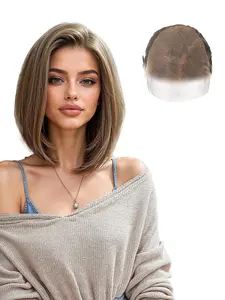 Women's Lace Front Wig, Synthetic Lace Wig, Medium Part Shoulder-Length Bob Haircut, Lightweight Design, All-Season Wear, Versatile Style, Lace Straight Wig