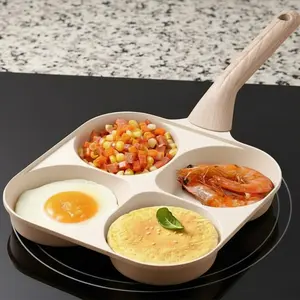 4-Well Nonstick Egg & Pancake Pan | Stone-Coated Breakfast Skillet