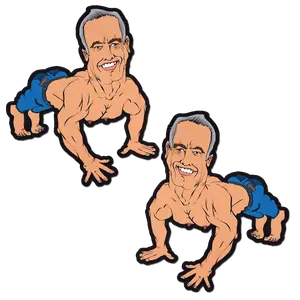 RFK Jr. Pasties Robert F Kennedy Push Up Muscle Man Nipple Covers by Pastease