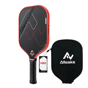 Pickleball Paddle, T700 Raw Carbon Fiber Surface (CFS) High Grit & Spin, with 16MM Polypropylene Honeycomb Core,  USAPA Polypropylene Honeycomb Paddle with Cushion Comfort Grip, Ideal for Novice and Professional Player