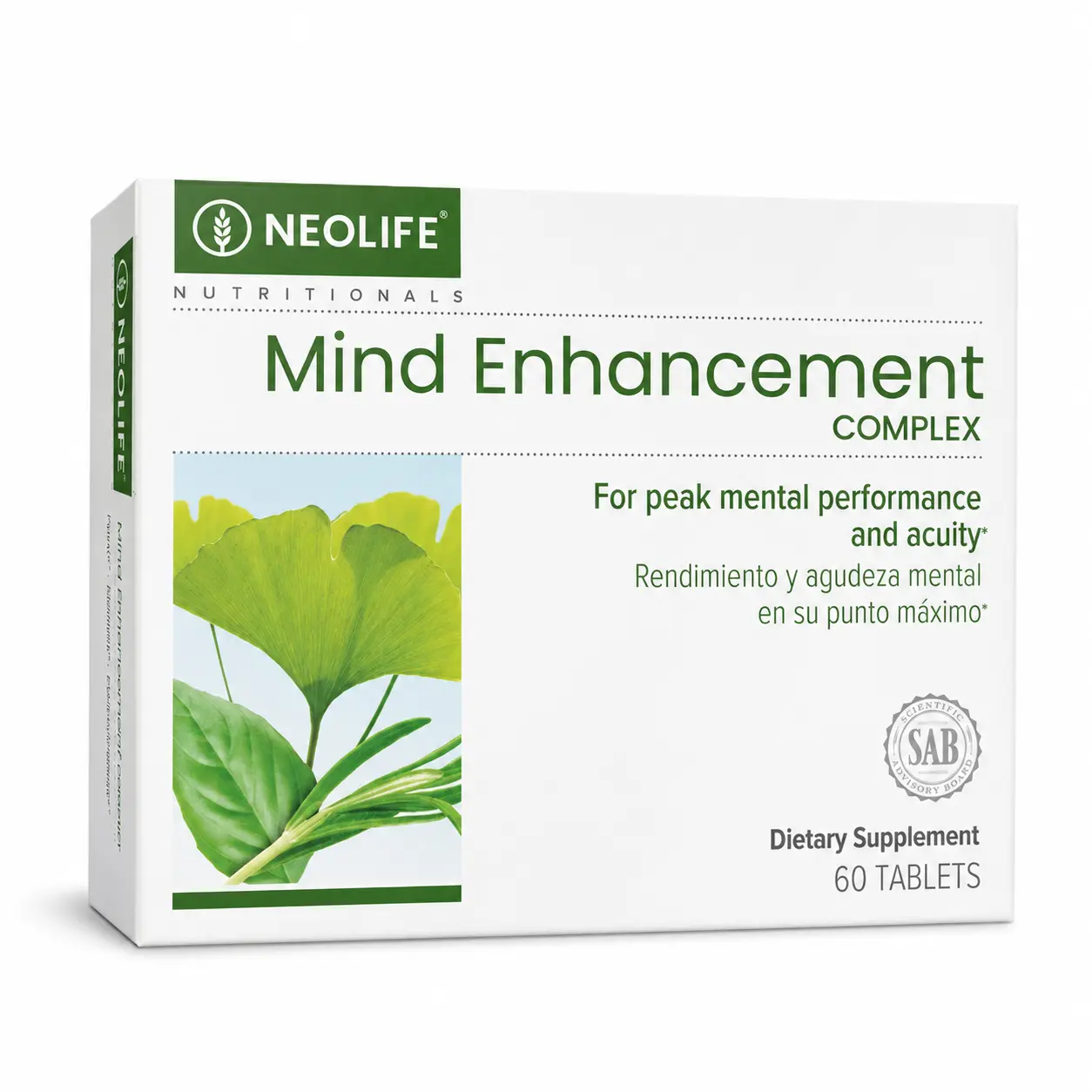 NeoLife Mind Enhancement Complex | Herbal Dietary Supplement | 60 Tablets