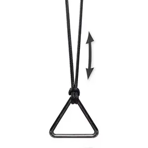 Chainsaw Man Cosplay Denji Necklace Metal Black Pendant Elastic Rope