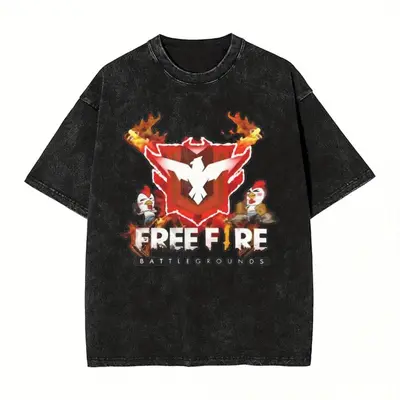 Camisa De Free Fire De La F TikTok Shop