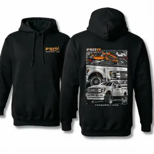 FSD17 Graphic Hoodie, Custom Truck & Turbo Design, Unisex Streetwear Pullover, Ideal for Diesel Enthusiasts & Performance Lovers, Fall Casual Outfit, tiktok shop deals  $1 OFF  Get $1 off immediately