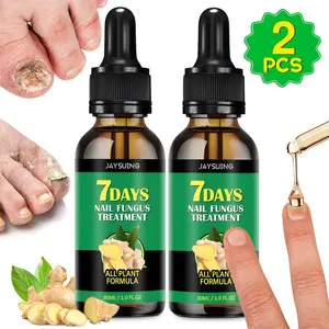 7-Days Nail Fungus Treatment - Soften Thick Nails, Whiten Discolored Nails, Ginger Nail Treatment, Toe and Fing Daily nail care Fungus Treatmen Ingrown Moisturize Manicure Repair Peeling Plant