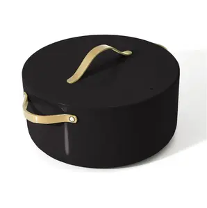 Drew Barrymore 8 Quart Stock Pot - High-Quality Cookware for Versatile Cooking and Dishes