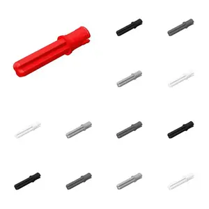 50pcs 18651 Axle 2L with Pin Bricks Collections Bulk Modular GBC Toys For Technical MOC Set Buildings Blocks