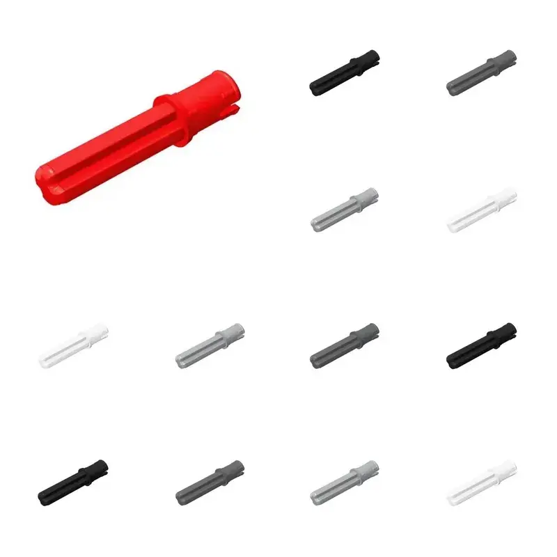 50pcs 18651 Axle 2L with Pin Bricks Collections Bulk Modular GBC Toys For Technical MOC Set Buildings Blocks