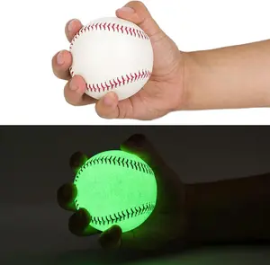 Glow in the Dark Baseball Outdoor Sports Equipment for Night Training Glowing Baseball for Night Games Enhanced Visibility Sports Supplies