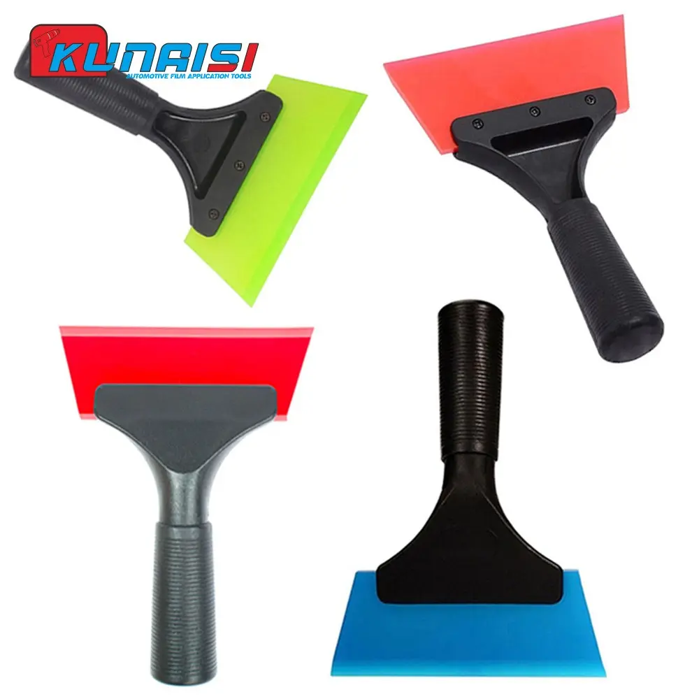 Rubber Window Squeegee for Car & Home Cleaning, Streak-Free Glass Wiper Tool for Windows, Shower, Tile & Mirror, Household Squeegee, Cleaning Tools