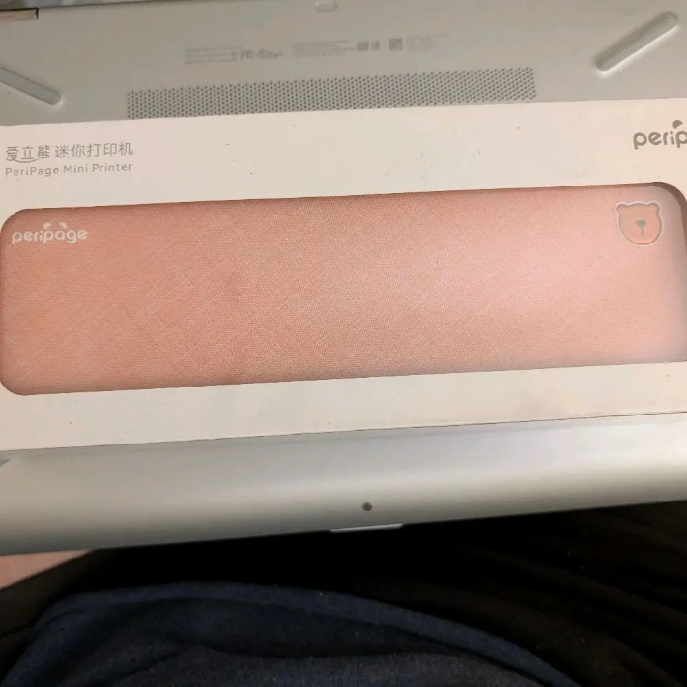 NEW Peripage Thermal Portable Mini Printer A40. Uses Thermal Paper, Not Ink Cartridges. Save Money. (Pink), Bluetooth Or USB, 5 Sizes Of Paper/Labels, Rolled Or Folded, 2600Mah Full Charge Can Print Up To 360 Pages, About 4 Pages Per Minute.