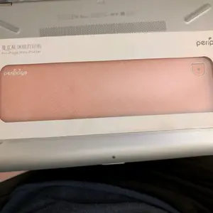 NEW Peripage Thermal Portable Mini Printer A40. Uses Thermal Paper, Not Ink Cartridges. Save Money. (Pink), Bluetooth Or USB, 5 Sizes Of Paper/Labels, Rolled Or Folded, 2600Mah Full Charge Can Print Up To 360 Pages, About 4 Pages Per Minute.