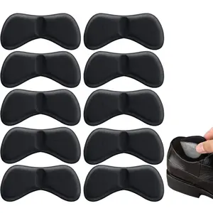 5 Pairs Shoe Heel Grips Anti-Slip Foot Protection, Adjustable Inner Size Adjuster for Men & Women Casual Sports Shoes Adhesive Backing