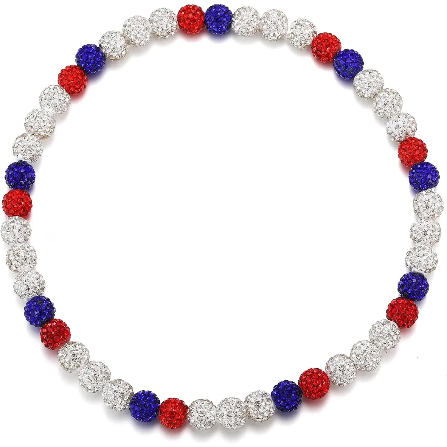 White/Dark Blue/Dark Red