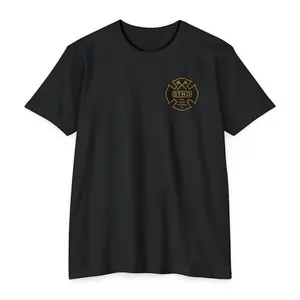 STND First Responder Firefighter Fundraiser T-Shirt Crew Neck Short Sleeve Fitted Casual Minimalist Summer Tee $5 Donated to Firefighters