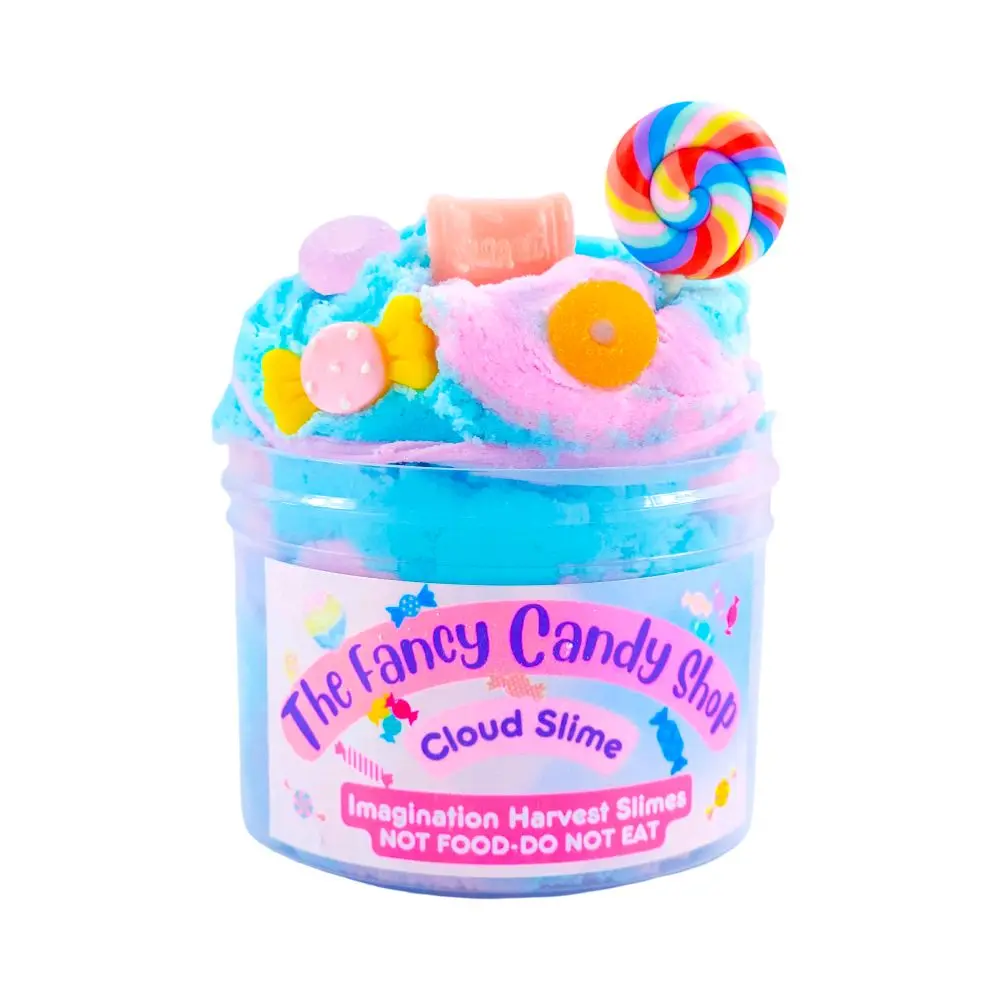 Fancy Candy Shop Cloud Slime - Candy Scented Fluffy Stretchy Soft Slime - Imagination Harvest - Slime Shop - 8oz