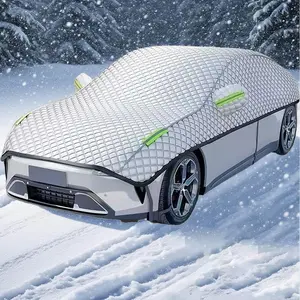 Heavy Duty Snow Car Cover, 197"x67"inch Windshield Cover for Ice and Snow, Blocks UV Rays Heat Ice and Snow Designed for Summer/Winter Outdoor Parking, All Season Protection Waterproof Dustproof Frostproof Car Cloth, Outdoor Foldable Protective Cover