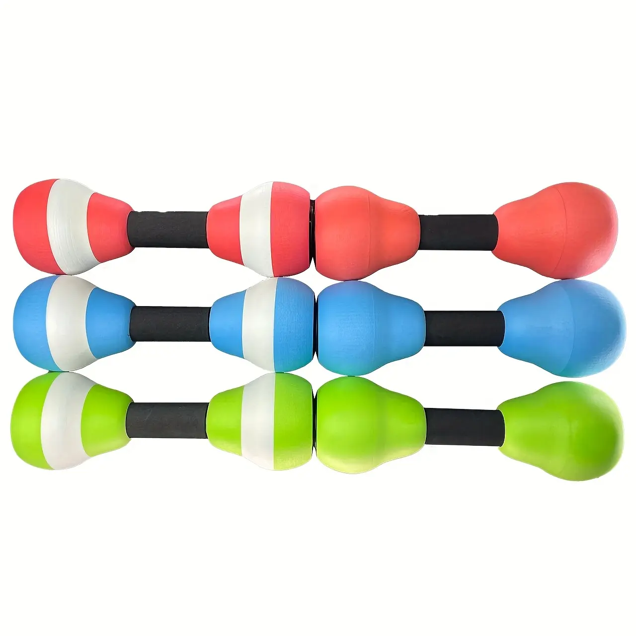 2 pieces, Aquatic Fitness Barbell, Swimming Aquatic Fitness Barbell, Water Aerobic Exercise, EVA Foam Dumbbell - Aquatic Fitness Equipment, Suitable for Adults' Aquatic Exercise, Unisex Swimming Aquatic Fitness Barbell
