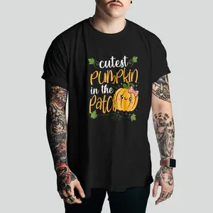 Cutest Pumpkin In The Patch Halloween Costume Toddler Girls T-Shirt