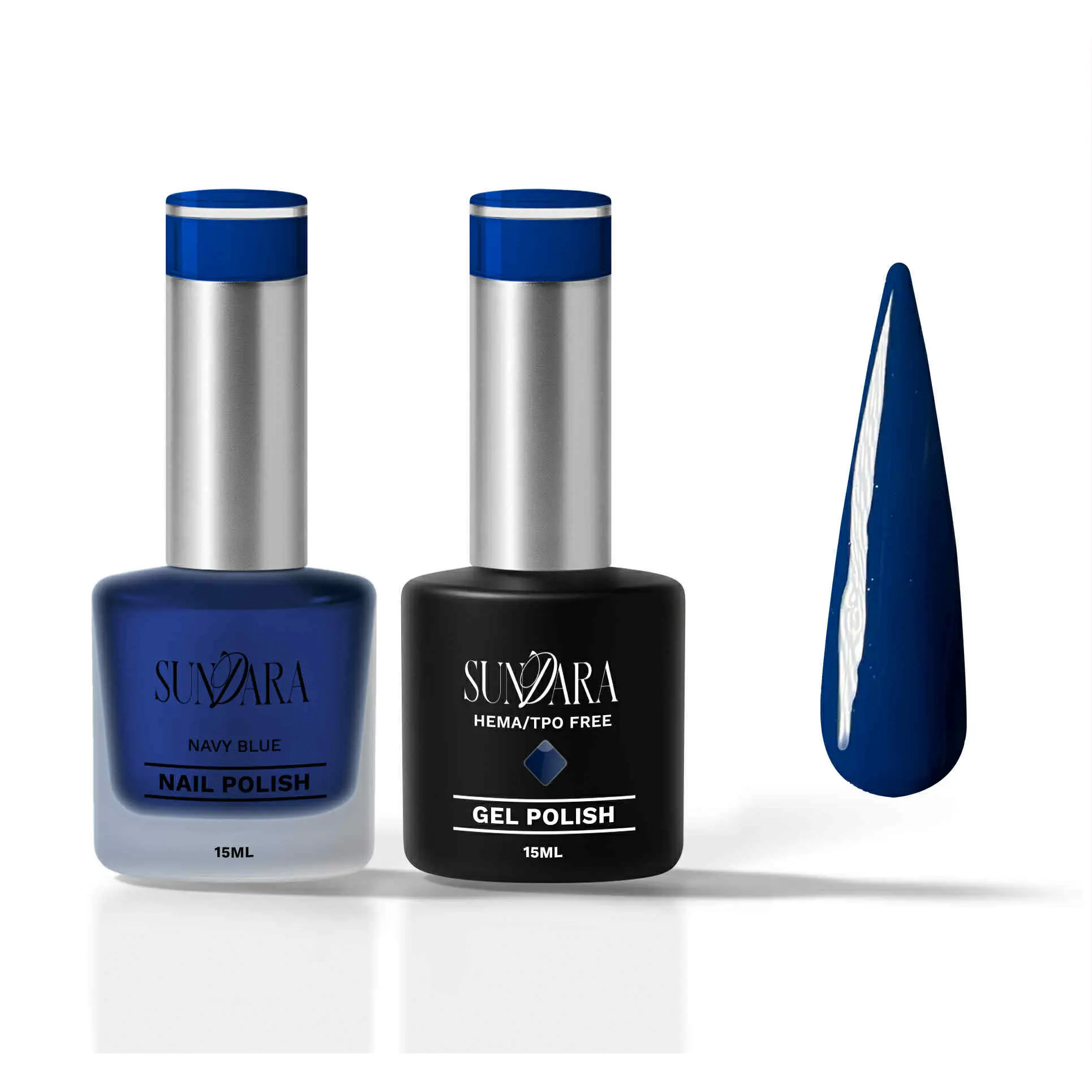 100. Navy Blue- Nail Polish & Gel Polish Duo