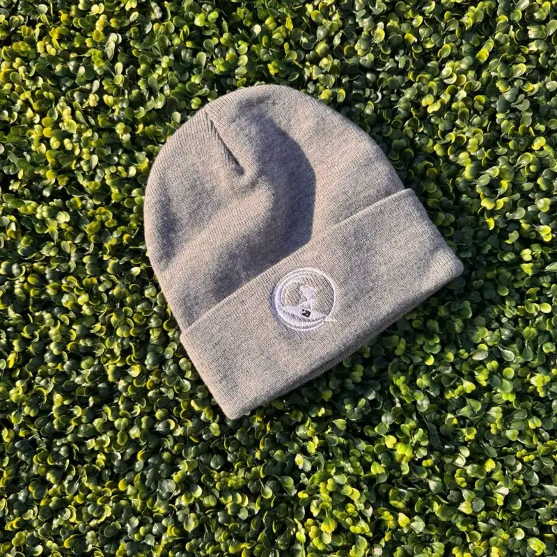 N.U.i. Wave Beanie - Soft & Comfortable Everyday Wear with Bold Embroidered Wave Logo for Creatives