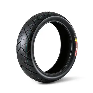 160/60-17 Motorcycle Tire Rear, Black Wall, 4PR 69S Tubeless Street Tire for Sport & Street Bike, High Performance, Enhanced Grip & Wear Resistance