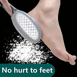 Low-Allergy Metal Foot File and Scraper for Smooth Dry Skin, Essential Foot Care Tool for Removing Thick Skin, Sturdy Foot Care Instrument