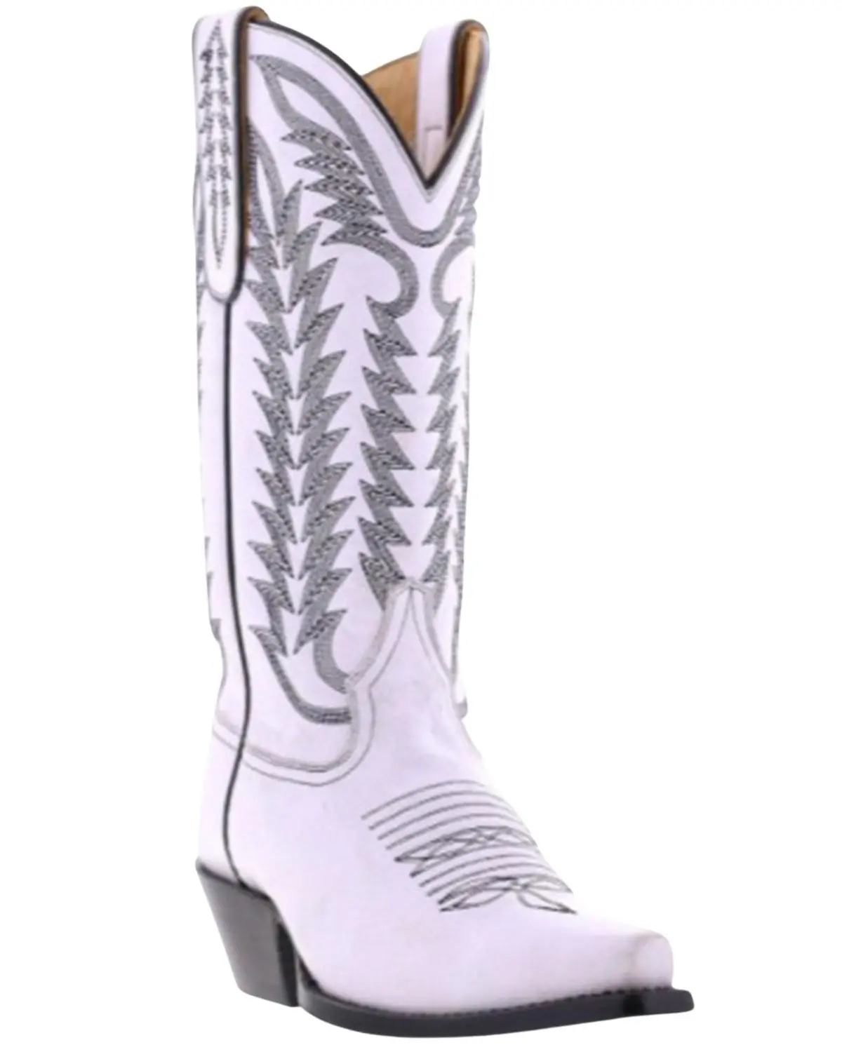 Liberty Black Women's Deniro Western Boot Snip Toe - Sl-Maa669 Wht
