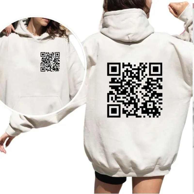 F You And Your Feelings QR Code Hoodie For Men For Women F You And Your Feelings QR Code Hoodie For Men For Women