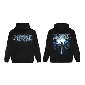 [SALE UP TO 30%] Lorna Shore Knight Mens Hoodie Heavy Music Band Graphic Pullover Black S-5XL, Design & Printed In The USA