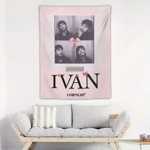 Ivan Music Cornejo Tapestry Flag Poster Dormitory Living Room Bedroom Interesting National Flag Indoor And Outdoor Decoration Wall Aesthetic Art Home Decoration Supplies Merch