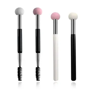 Sponge Eyebrow Applicator, 4PCS Concealer Foundation Sponge Powder Brush, Mascara Eyelash Brushes Eyeshadow Eyebrow Brush Comb