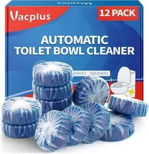 Automatic Toilet Bowl Cleaner Tablets, Bathroom Toilet Tank Cleaner (12 PACK), VA-T165