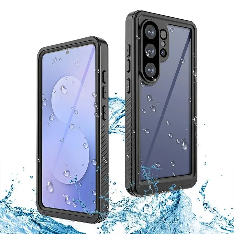 HAY IP68 Waterproof Case For Samsung Galaxy S26 S25 S24 S23 S22 Ultra Plus Fully Sealed Aluminum Swimming PC TPU Phone Luxury Cover, Accessories