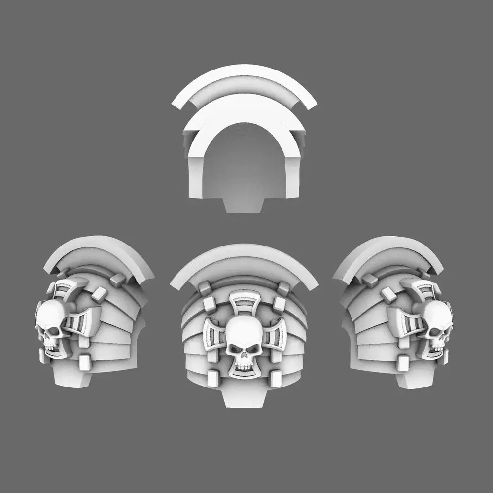 Cyber Samurai DV4 Bushi Shoulder Pads Type C