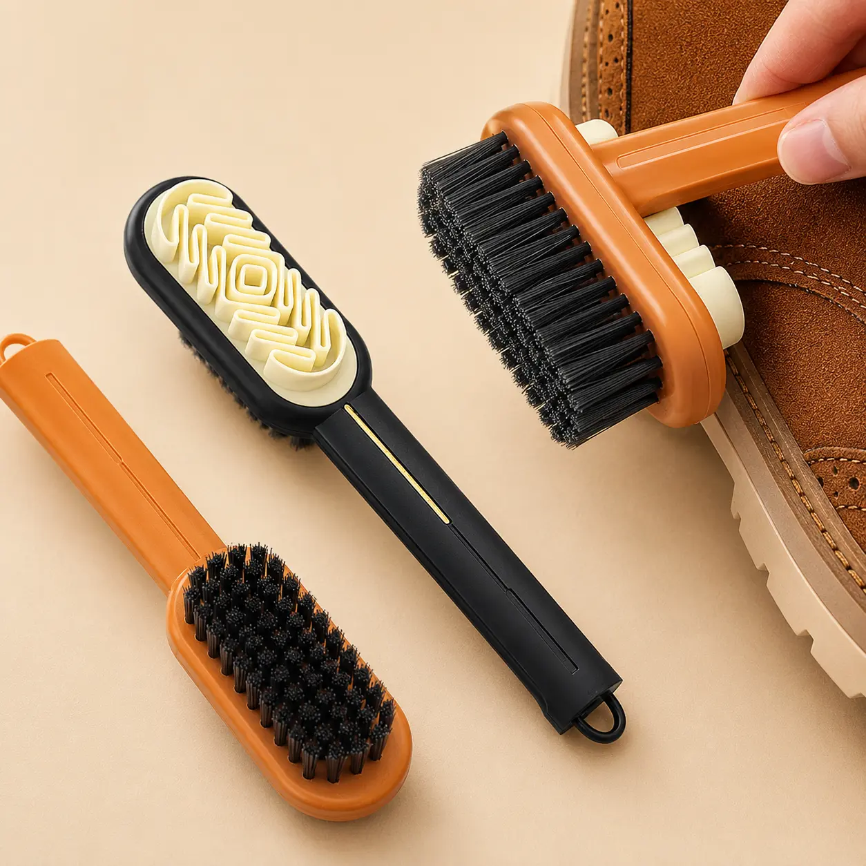 Long Handle 2 Sided Boot Cleaner Rubber Eraser Set Shoes Stain Dust Suede Cleaning Brush Shoes Brush Suede Clean Up Shoe Care