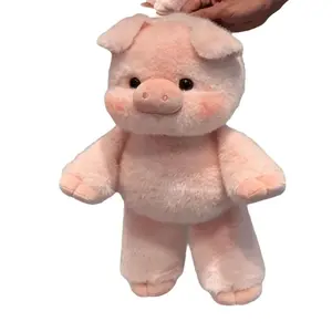 Soft Pig Plush Pillow – 17.7inch Cute Stuffed Animal Cushion, Adorable Emotional Support Toy & Gift for Girls or Friends