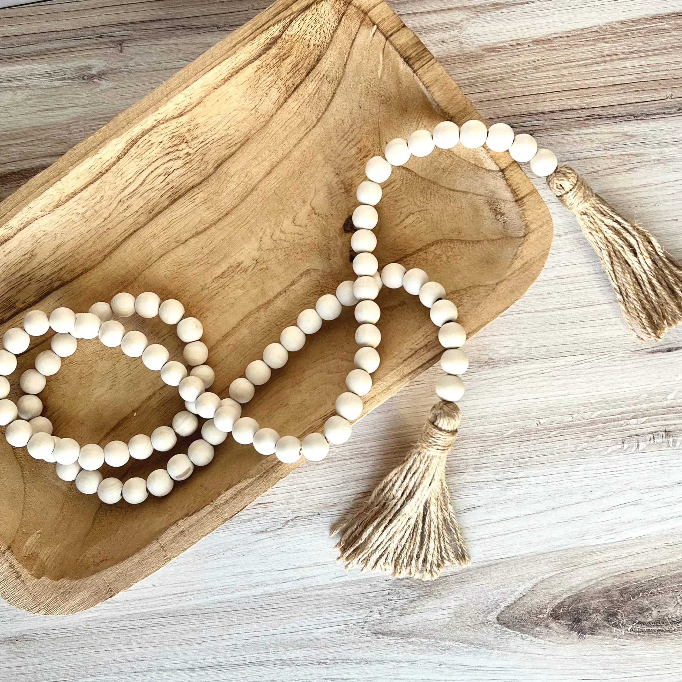 Wood Bead Garland
