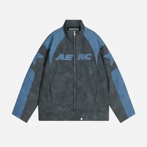 Aelfric Eden Star Graphic Cropped Racing Jacket Aelfric Eden Star Graphic Cropped Racing Jacket