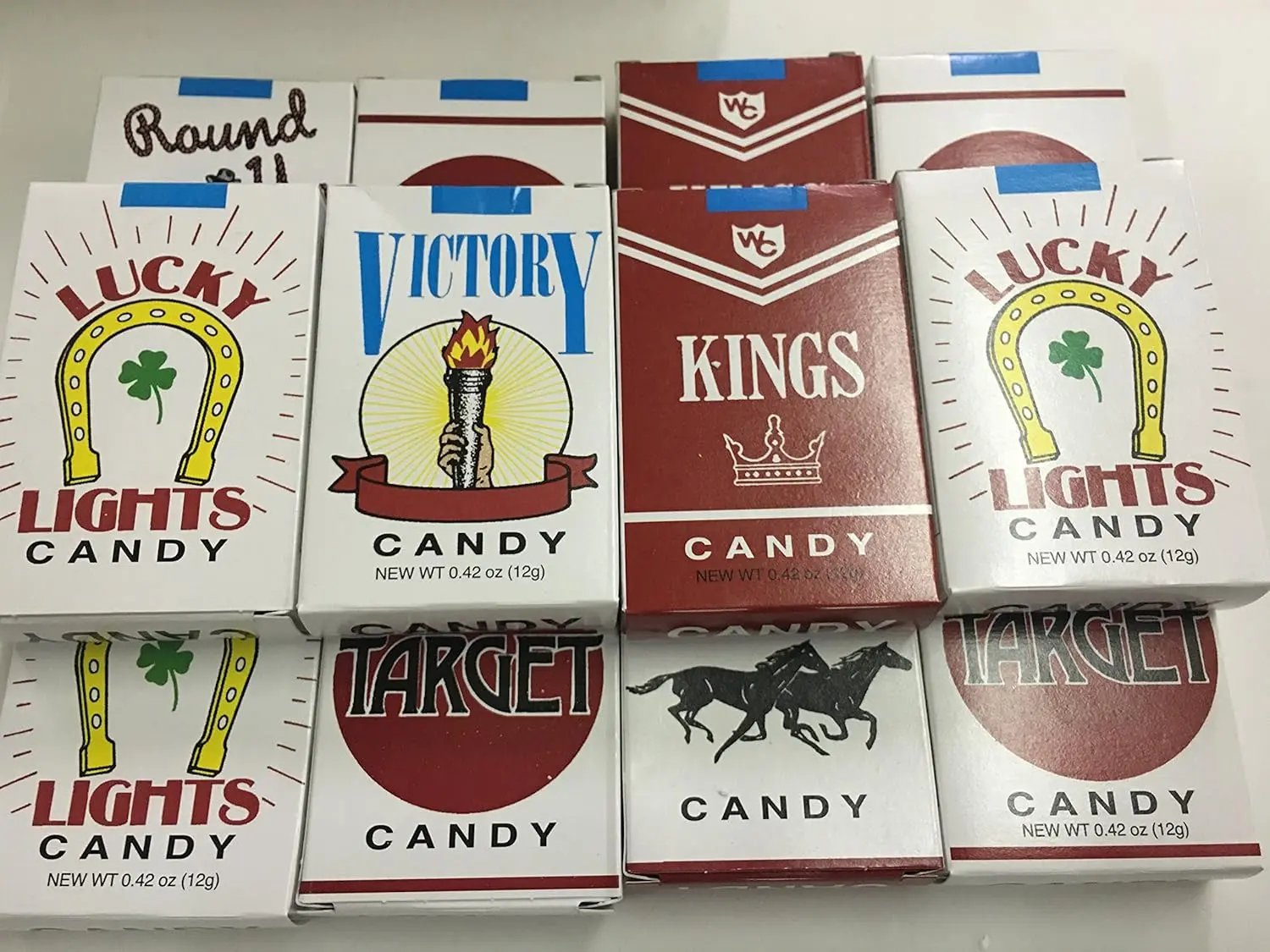12 PACKS CANDY CIGAAARETTEES