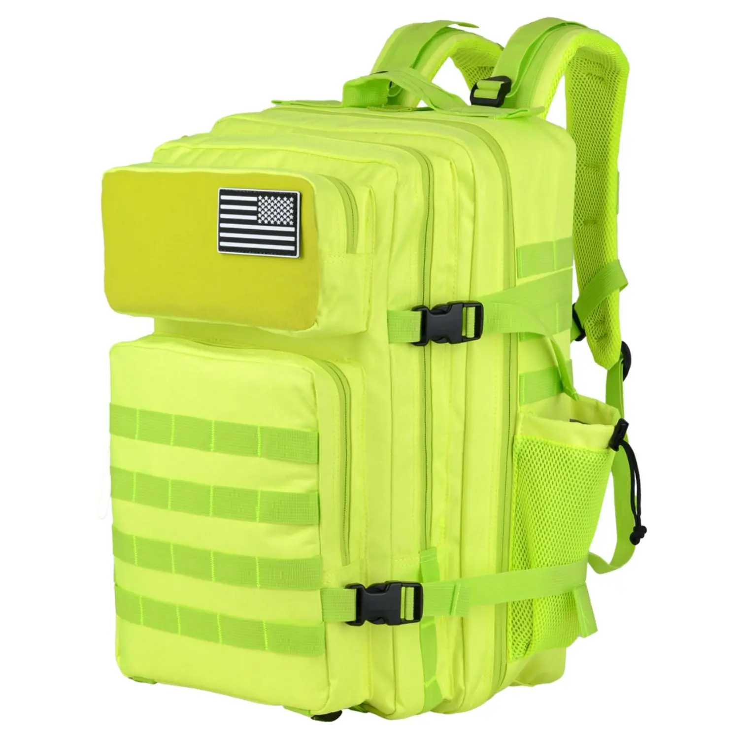 45L High-Capacity Oxford Fabric Multi Functional Tactical Rucksack for Adults - Waterproof Tactical Gear, 12''w x 20''h x 12''d Durable Hiking Camping Daily Use Backpack