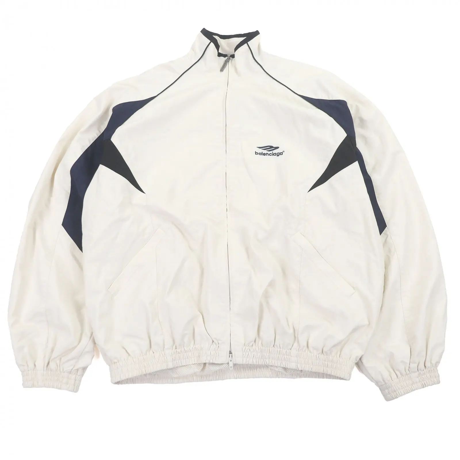Pre-owned Balenciaga Nylon Small Leather Goods 3B SPORTS ICON Track Jacket Jacket