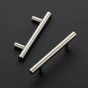 Cabinet Pulls Brushed Nickel Stainless Steel Kitchen Drawer Pulls Cabinet Handles 3" Hole Center
