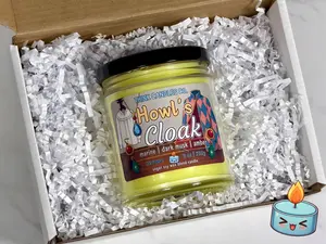 Howl's Cloak Candle | Hand Poured Vegan Wax Blend Candle | 9 oz, 4 oz, 2 oz Snap Bar