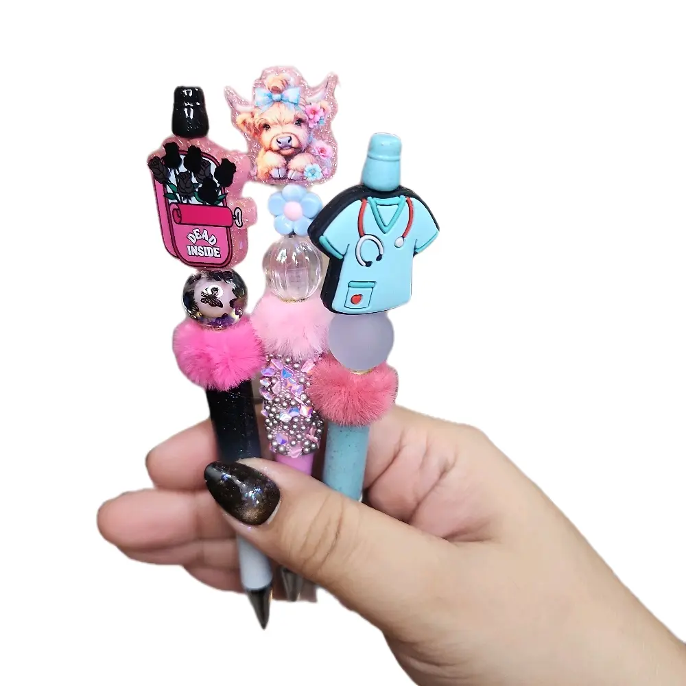 Beaded pens