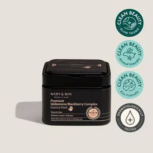 Premium Idebenon Blackberry Complex Ampoule Mask 20EA/250g for Skin Repair - Skincare